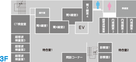 館内３階